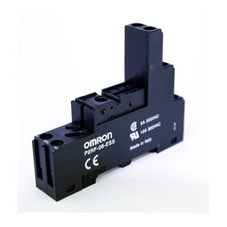 Omron P2RF-08-ESS P2RF08ESS,1 OMRON G2RS socket, 2-pole, DIN-rail/surface-mounting, screw (box type)